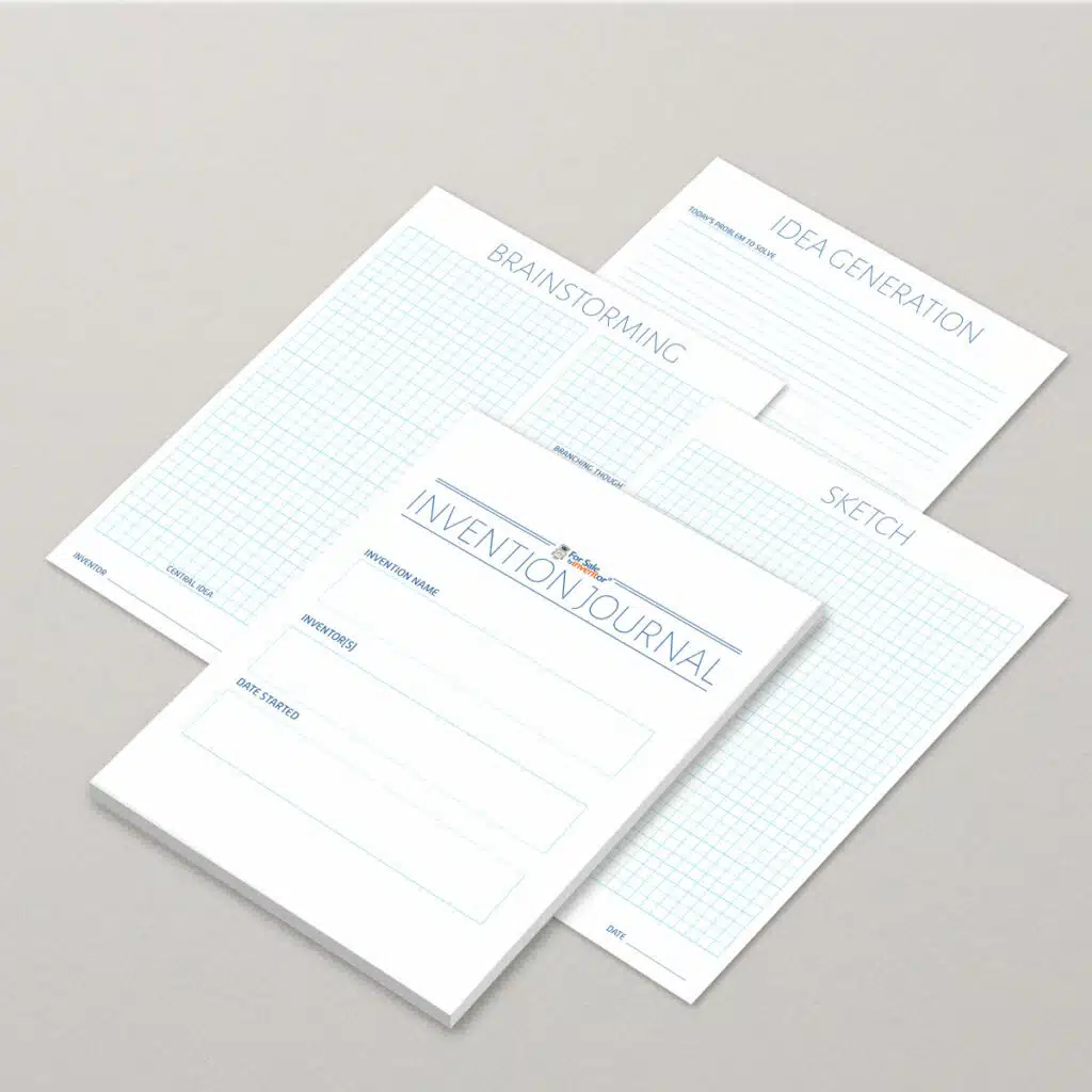 Inventor's journal for documenting your invention ideas and progress