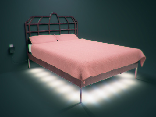 Under-Bed Mounted Night Light
