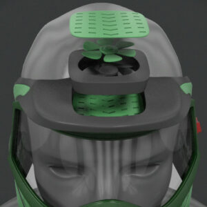 Sport Helmet with Attachable Fan