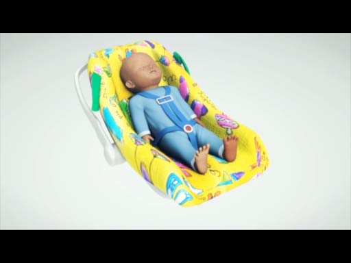 Infant Car Seat Head Restraint
