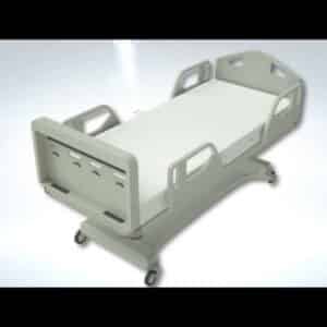 Hospital Bed Footboard with Therapeutic Pumps