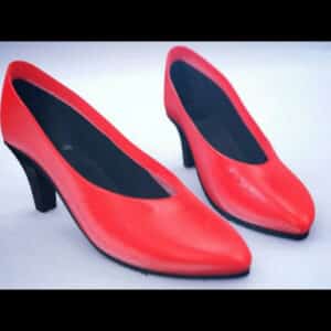 High Heeled Shoe with Enhanced Traction