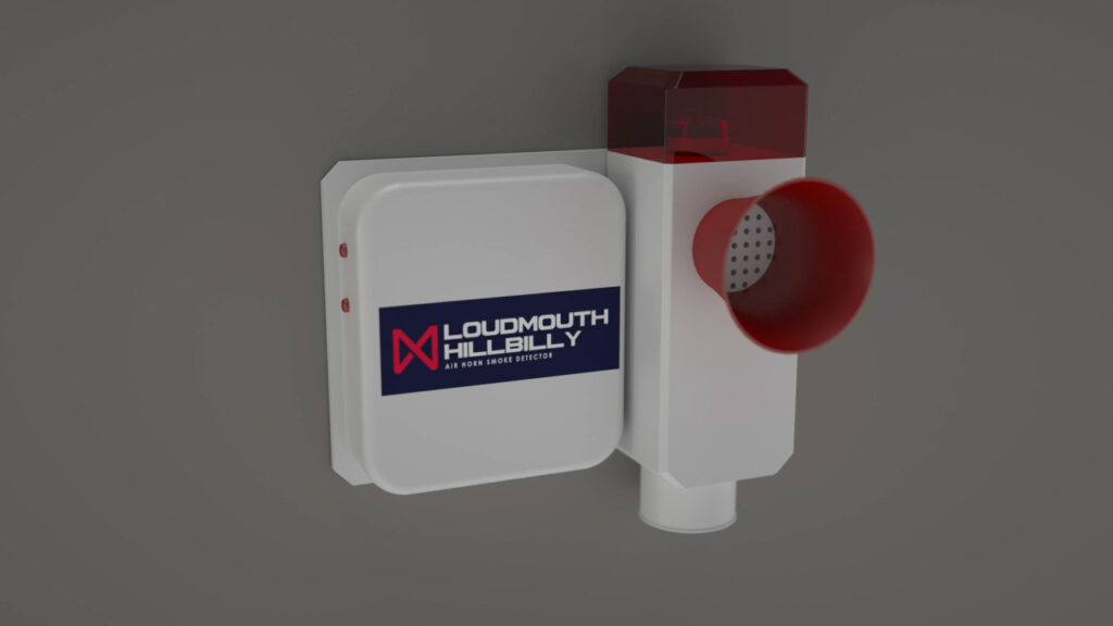 Loudmouth Hillbilly Air Horn Smoke Detector